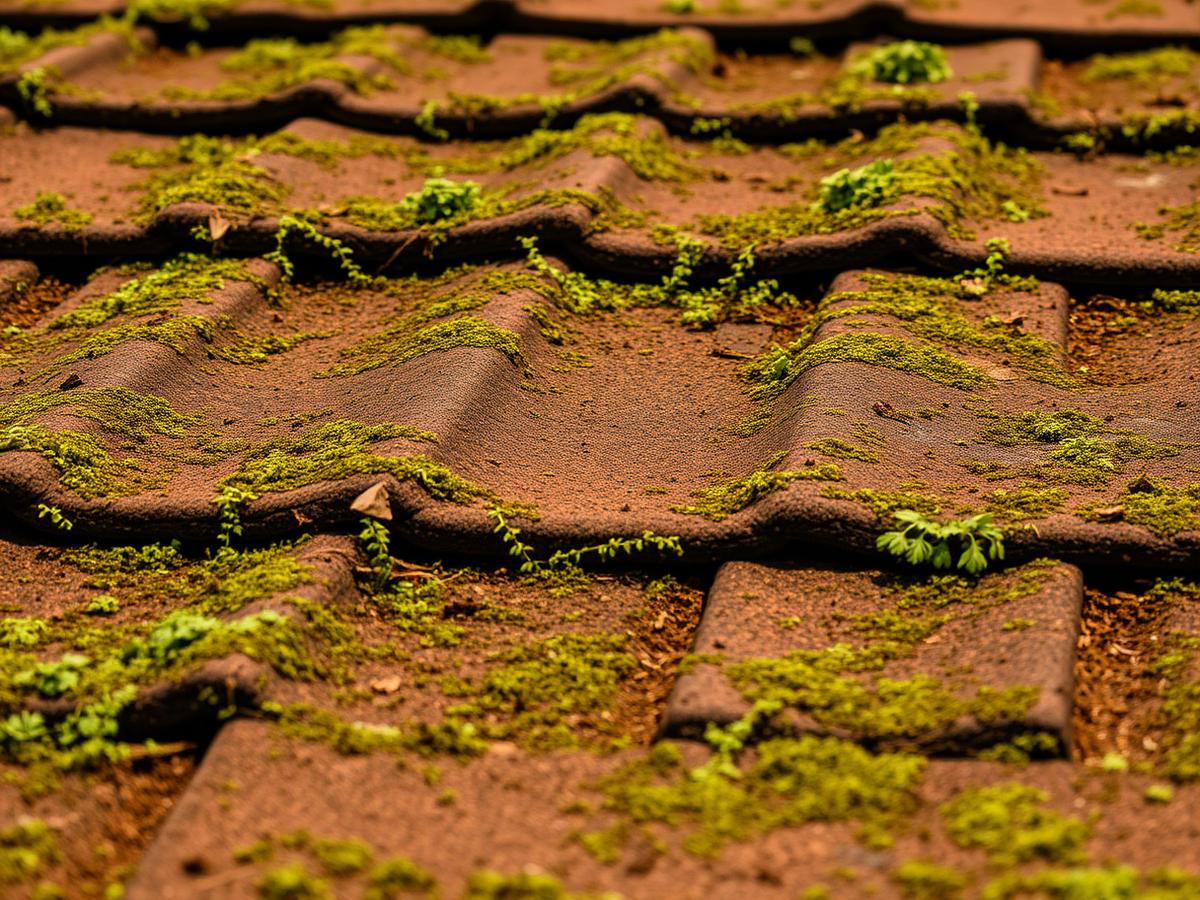 Roof restoration — Előtte